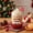 MulticolorD, variant on Double Wall Glass Cup Sealed Sequins Egg Shape Tumbler Christmas Coffee Mug for Holiday Party Drinkware, Insulated Glass Tea Cup for Home Kitchen Dining Table Decor and Festive Gift Giving,1PC