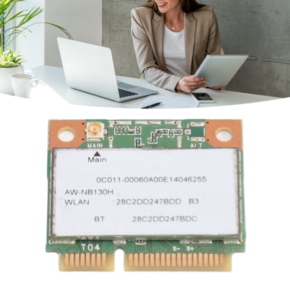 MINI PCIE Card, Compact Professional 150Mbps WiFi Card Adapter Easy Installation High Speed Transfer Rate for Computer