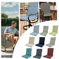 thumbnail image 5 of Water Resistant Patio Chair Cushion Set with High Back - Outdoor Indoor Seat & Backrest Pads, Removable Machine Washable Covers for Dining, Camping, Beach, and Office Chairs, 5 of 5