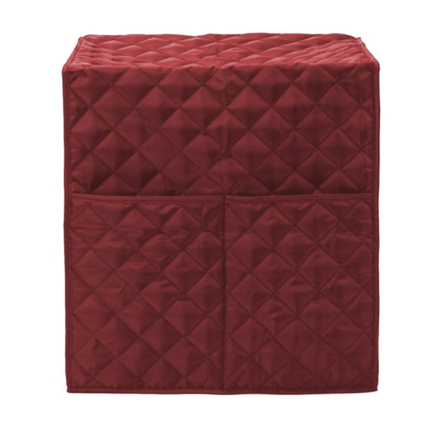 Funda protectora acolchada para máquina de café expreso, funda para cafetera para oficina y hogar, color rojo