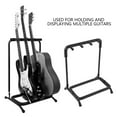 thumbnail image 6 of Sturdy Metal Guitars Display Stand Rack Organizer Holder Instrument Accessory(3 Spaces), 6 of 8