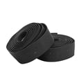 thumbnail image 2 of 1 par de cinta impermeable para manillar de bicicleta, resistente al deslizamiento, de cuero PU, cinta para manillar de vehículo de carretera, color negro, 2 of 5