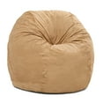 thumbnail image 2 of Jaxx Saxx 5 Foot Large Bean Bag w/ Removable Cover, Camel, 2 of 7