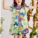 thumbnail image 1 of Disney Minnie Mickey Mouse estampado niñas vestido 2022 niñas vestidos de verano 3D niños ropa diaria para niños vestidos de manga corta 5T Gao Jinjia LED, 1 of 2