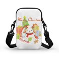 thumbnail image 2 of HELLHERO Cow American Flag Pattern Leakproof Shoulder Purse for Travel, 2 of 7