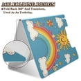 thumbnail image 2 of FORMRS A4 Clipboard Folder with Pen Holder Horizontal Foldable School Office Binder, Rainbow with Stars, 2 of 9