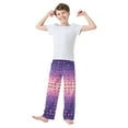 thumbnail image 2 of FORMRS Boys Pajama Pants with Pockets Size 9-10Y Kids Lounge Sleep Bottoms, Gradient Love, 2 of 8