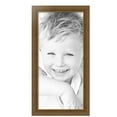thumbnail image 2 of ArtToFrames 16" x 34" Wide Gold with Green Tones Picture Frame, 16x34 inch Gold Wood Poster Frame (WOM-5078), 3 Pack, 2 of 6
