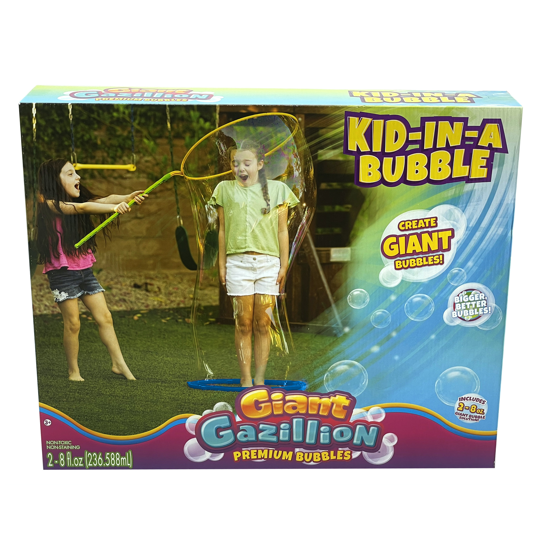Gazillion Giant Bubble Solution 2 L - Lab‑Formulated For Huge, Stretchy