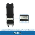thumbnail image 4 of Interruptor de ventana eléctrica único para el lado del conductor delantero para Hyundai Creta 2017-2019 Negro, 4 of 7