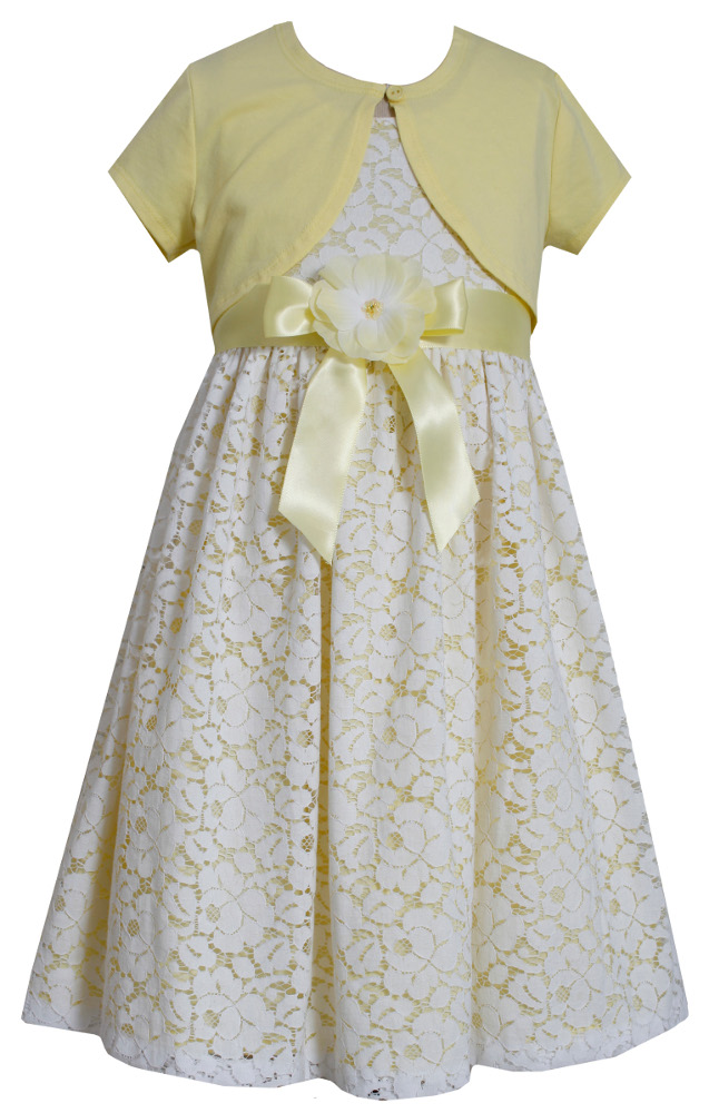 bonnie jean yellow dress