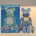 thumbnail image 1 of Figura coleccionable de regalo de Bearbrick 400%+100% Water Crest Ver. Mi primer bebé Be@brick de 28 cm de altura, 1 of 9