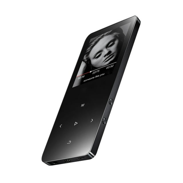Reproductor de música MP3 X2 de 1.8 pulgadas Bluetooth 16 GB con grabadora de voz