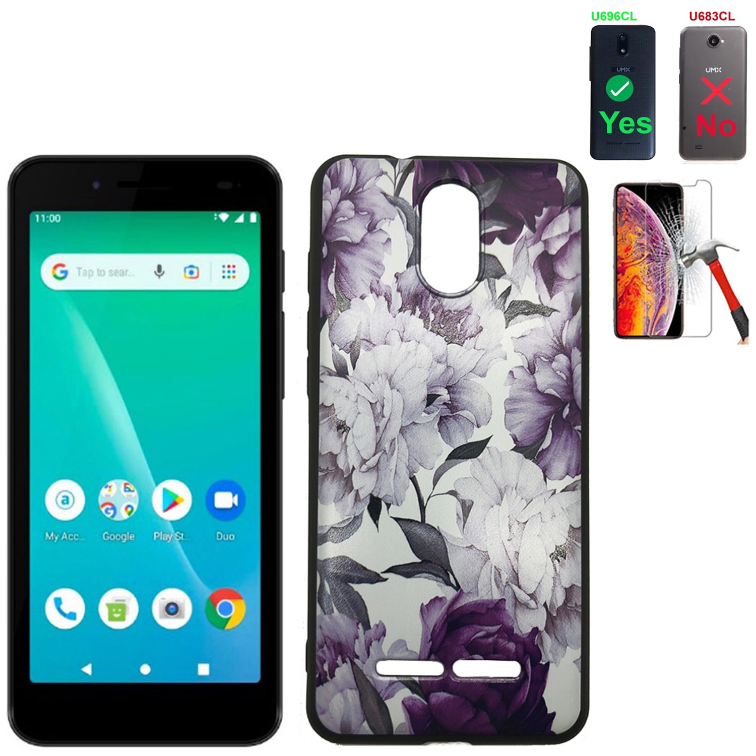 Tempered Glass Umx Phone Cover Mobile Phone Case Umx U693cl Soft