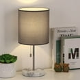 thumbnail image 5 of Small Bedside Lamp Table Desk Lamp Beside Nightstand Reading Light Marble Base, 5 of 7