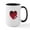 White/Black Inside, variant on CafePress - Charlie Brown Don't Break My Heart Large Mug - 15 oz Ceramic Large White Novelty Mug