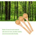 thumbnail image 3 of Mini cuchara de madera, 12 piezas de cuchara de madera de cocina, mini cuchara de madera natural, pequeñas cucharas de madera hechas a mano, para especias, sal, café, té, azúcar, mermelada,, 3 of 4
