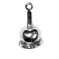 thumbnail image 1 of Sterling Silver 30" 1.2mm Box Chain 3D Carmel Apple Pendant Necklace, 1 of 2