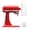 White, variant on Shave Ice Attachment for Stand Mixer, Snow Cone Shaved Ice with Coarse and Fine Blades, 8 Ice Molds