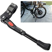 Bicycle Adjustable Aluminium Alloy Bike Bicycle Kickstand Side Kickstand Fit for 20" 24" 26"- Black