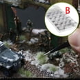 thumbnail image 3 of 39pcs War Scenics Four Seasons Static Grass Tufts Railway Railroad Wargame White, 3 of 8