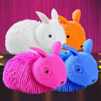 Viflosae Girls Toys 10-12 Kid Gifts Enchanting Oversized Faux Furs Bunny Stress Relief Adorable and Trendy Squeezable Funny for Kids Christmas Gifts for Boys