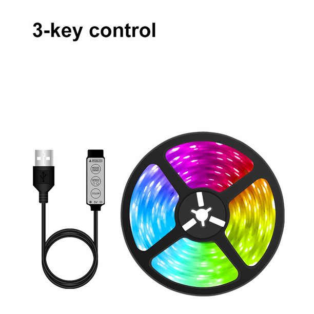 Tira de luces LED USB Bluetooth RGB 5050 2835 5V RGB lámpara LED cinta de luz Flexible para decoración de habitación cinta de diodo de retroiluminación de TV Tan Jianjun unisex