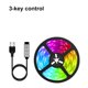 thumbnail image 1 of Tira de luces LED USB Bluetooth RGB 5050 2835 5V RGB lámpara LED cinta de luz Flexible para decoración de habitación cinta de diodo de retroiluminación de TV Tan Jianjun unisex, 1 of 2