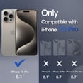 thumbnail image 6 of JETech Magnetic Case for iPhone 15 Pro 6.1-Inch Compatible with MagSafe, Translucent Matte Back Slim Shockproof Phone Cover (Natural Titanium), 6 of 6