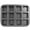 Black Brownie 12 Cup, variant on Nonstick Mini Muffin Pan With Divider 1 Pack 48 Small Tiny Cup All Edges Non Stick Square Cupcake Baking Sheet Tin Tray Carbon Steel Bakeware Individual -