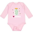 thumbnail image 3 of Inktastic I Love Summer Cute Fireflies Boys or Girls Long Sleeve Baby Bodysuit, 3 of 5