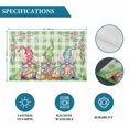 thumbnail image 6 of Easter Bunny Gnomes Placemats Set of 4, Spring Easter Eggs Floral Sage Green Plaid Placemats for Dining Table, Place Mats for Kitchen Tabletop, Waterproof Wipeable Dining Table Mats Set, 6 of 9
