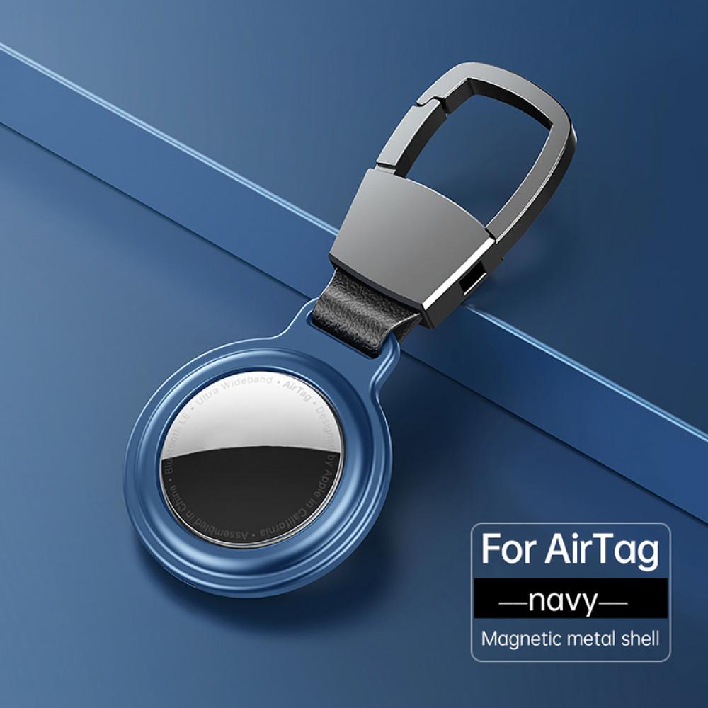 Case for AirTag Keychains, Metal Air Tag Key Ring Holder