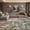 Forest Green/Red, variant on UERMEI 8'x10' Washable Area Rugs for Living Room, Modern Abstract Printed Carpet, Non Slip Indoor Rug for Bedroom Home Decor Carpets, Grey Gold