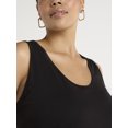 thumbnail image 3 of Terra and Sky Women's Plus Size Cotton Knit Tank Dress, 3 of 4
