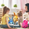 thumbnail image 4 of 9 INCH Sunny Bunnies Plush Toys Cute Happy Rabbit Sleeping Cartoon Toy for Girls Birthday Gifts Soft Stuffed Animals Cute Doll Toy Posh Paws Sunny Bunnies Small Slammer Giggle Soft Toy, 4 of 7