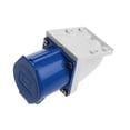 thumbnail image 5 of XISAOK 32 Amp 3pin Industrial Socket 220V-250Volt Weatherproof IP44 Waterproof 2P+E 32A, 5 of 7