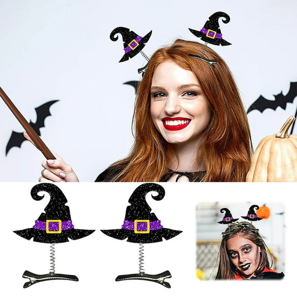 Halloween Hair Clips for Women Girls Cute Cartoon Pumpkin Witch Character Playin Party Hair Accessories Barrettes