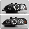 thumbnail image 5 of For Black 1992-1995 Honda Civic 2/3Dr LED Halo Projector Headlights Left+Right, 5 of 7