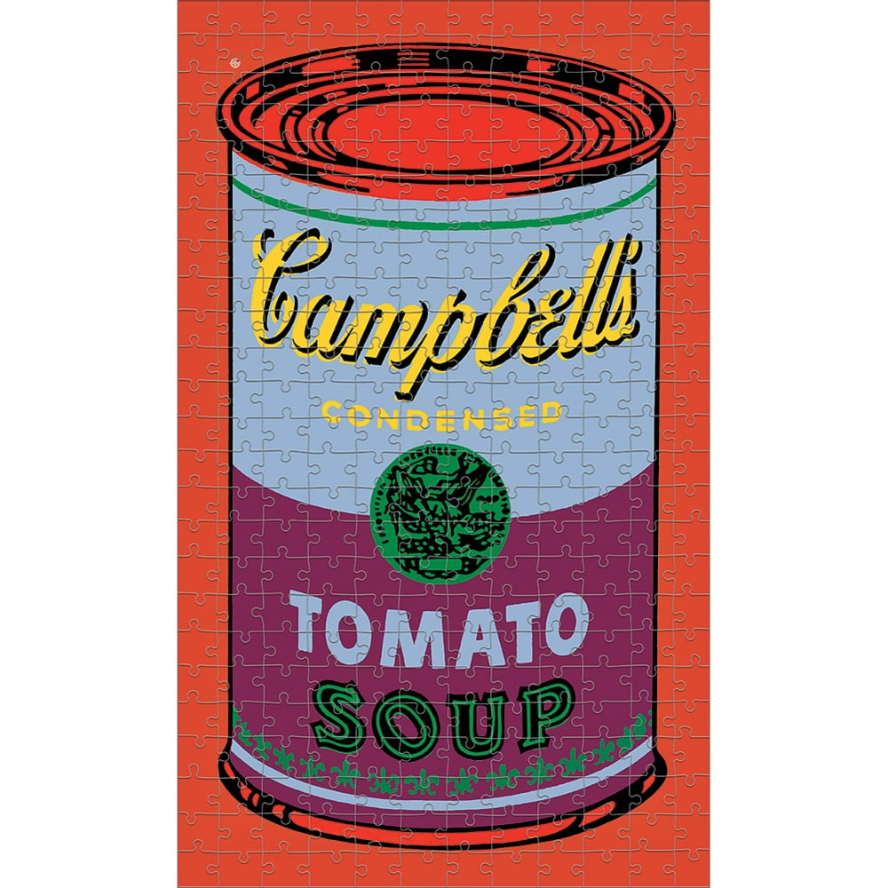 Andy Warhol Campbell's Tomato Soup 300 Piece Puzzle 12" x 20