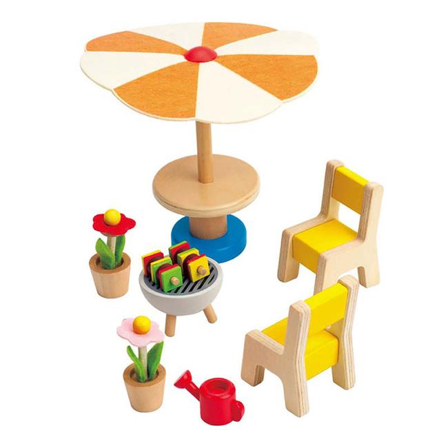 Hape E3460 Happy Family Patio Set 