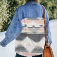 thumbnail image 2 of LYMAYTER Womens Denim Jacket Female Lapel Long Sleeve Cowboy Outwear Spring Fall Printed Long Coat S-XL, 2 of 9