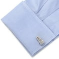 thumbnail image 3 of Men's Sterling Oil Derrick Cufflinks, 3 of 4