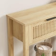 thumbnail image 4 of EDTara Wooden Sofa Table, Fluted Entryway Console With 2 Drawers for Foyer or Living Room, 4 of 7
