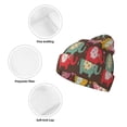 thumbnail image 3 of Hirioo Cute Elephants for Men's Knit Cuffed Beanie for Outdoor Activities Unisex, 3 of 6