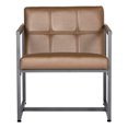 thumbnail image 1 of Studio Designs Chaise d'Appoint Home Camber Moderne, Cuir Caramel, 1 of 6