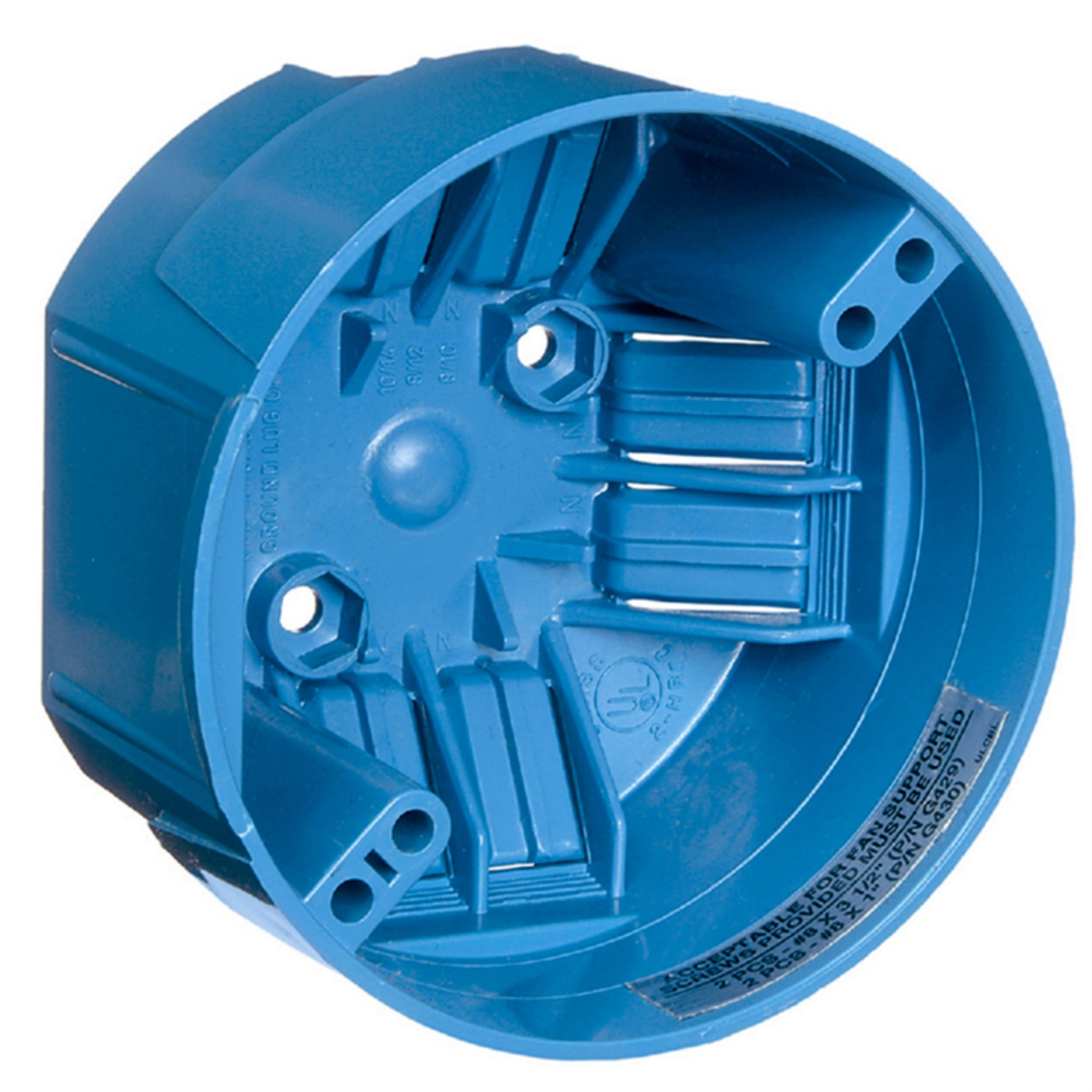 CEILING BOX RND BLU 4'' (Pack of 1)