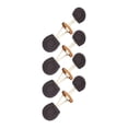 thumbnail image 4 of 4 Pieces Toggle Closure Buttons Decoration Wooden Buttons Accessories Dark Brown, 4 of 9