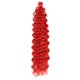 thumbnail image 1 of Zhuge Cabello de crochet ondulado profundo Cabello de crochet largo y rizado para mujeres Cabello trenzado de ondas oceánicas de 24 pulgadas, rojo claro, 1 of 2