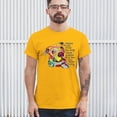 thumbnail image 3 of Tee Hunt Dean Russo Colorful Neon Dog T-Shirt How Your Soul is Men's Tee, Yellow, XX-Large, 3 of 5